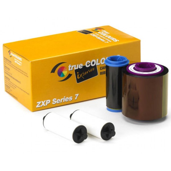 福 Zebra ZXP Series 7 YMCKO Ribbon 800077-740EM | Universal Smart Cards